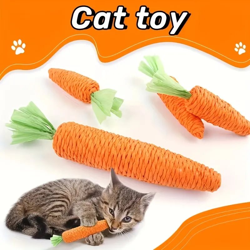 Carrot Cat Chew Toy