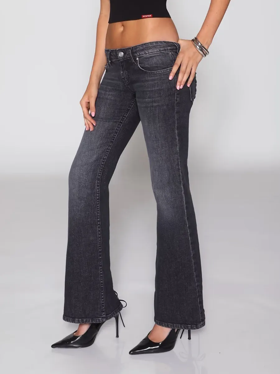 Amira Y2K Low-Rise Flared Jeans