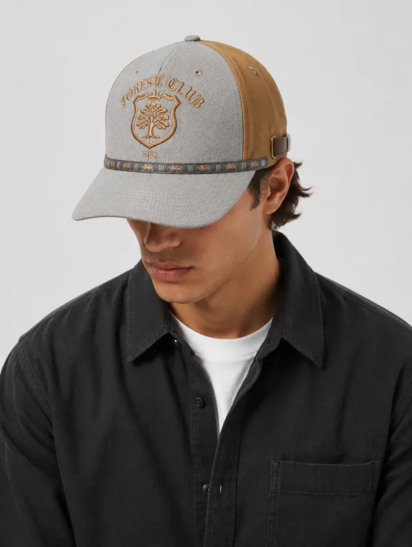 Unisex Forest Club 1962 Tree Crest Embroidered Baseball Cap