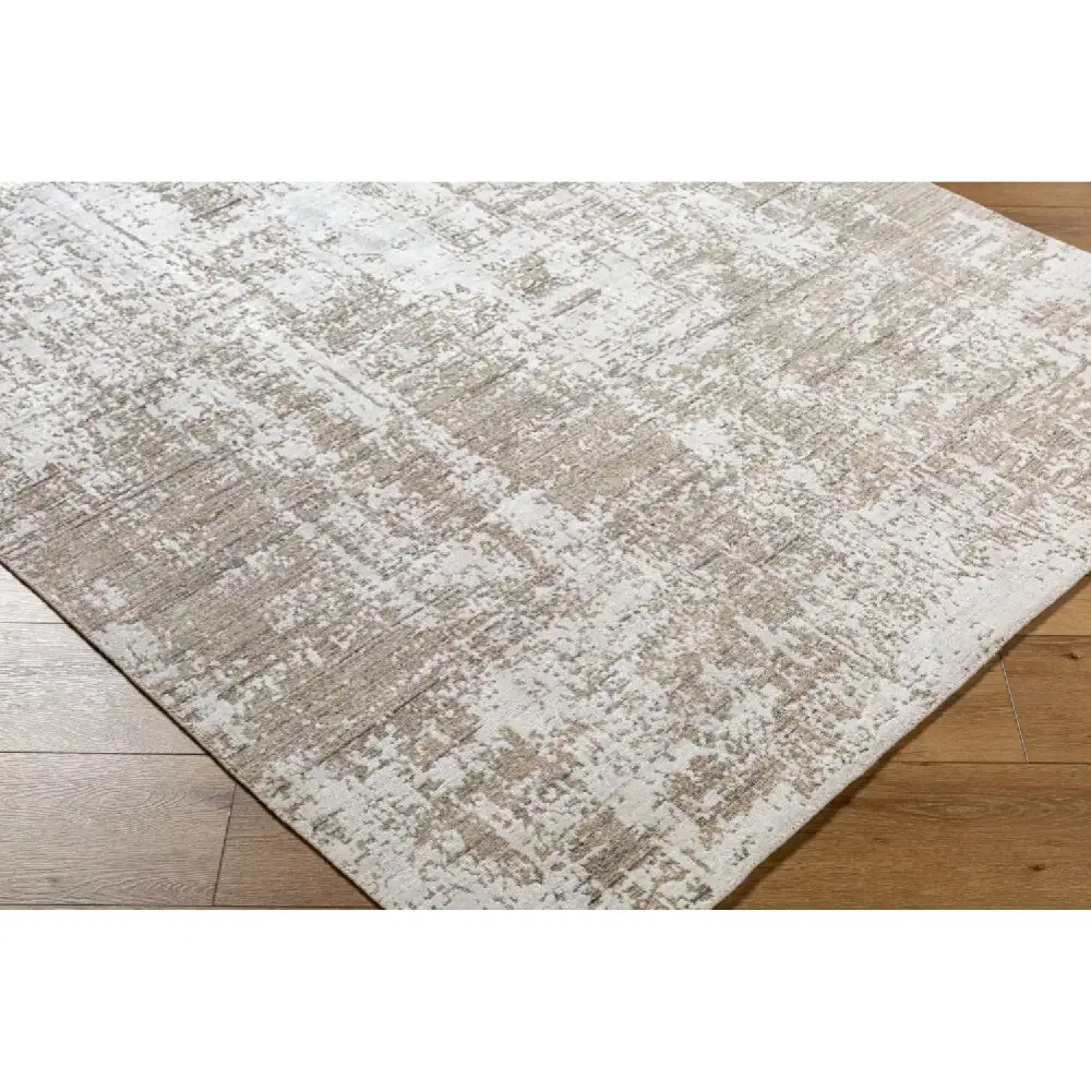 Hand-Knotted Viscose Blend Carpet