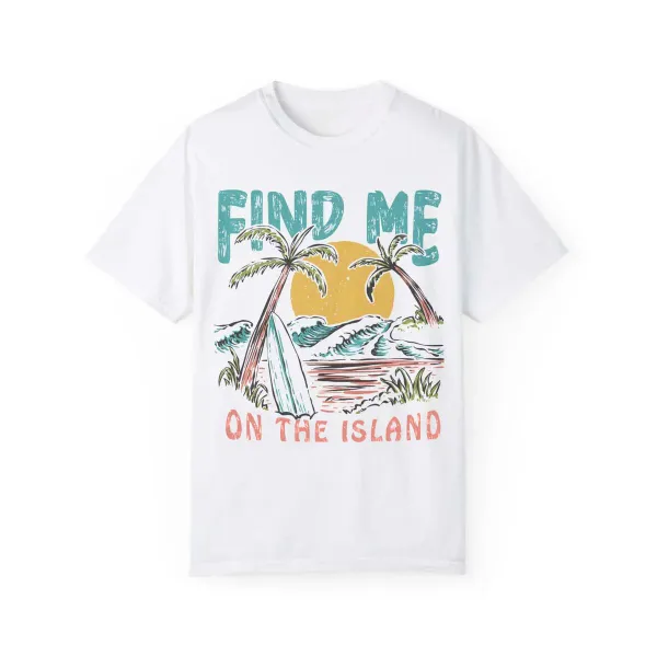 Island Adventure - Themed Printed T - shirt