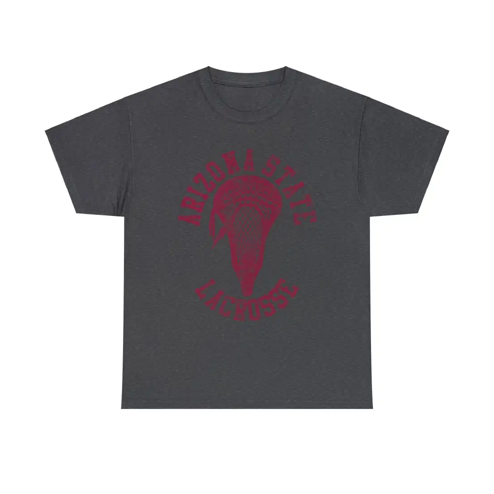 Arizona State Lacrosse With Maroon Lacrosse Head Shirt