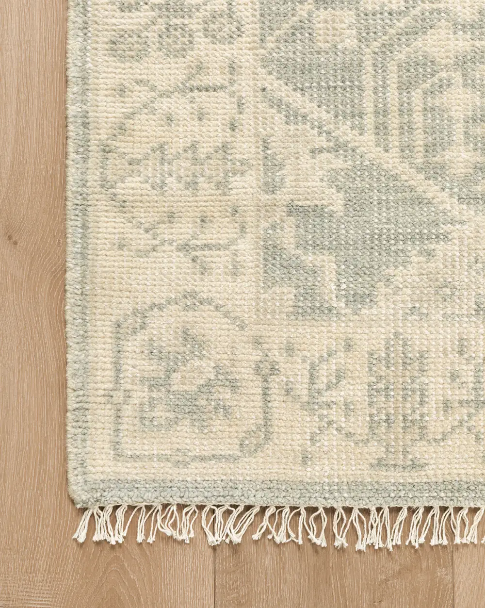 Hand-Knotted Wool Area Rug