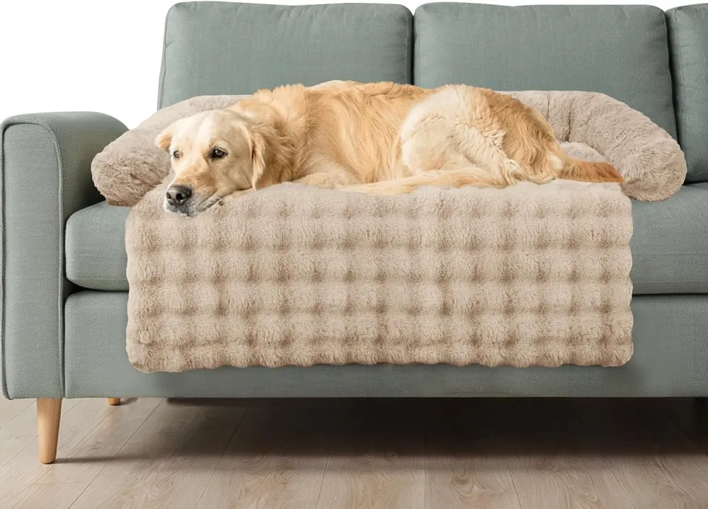 Plush Pet Sofa Protector Mat