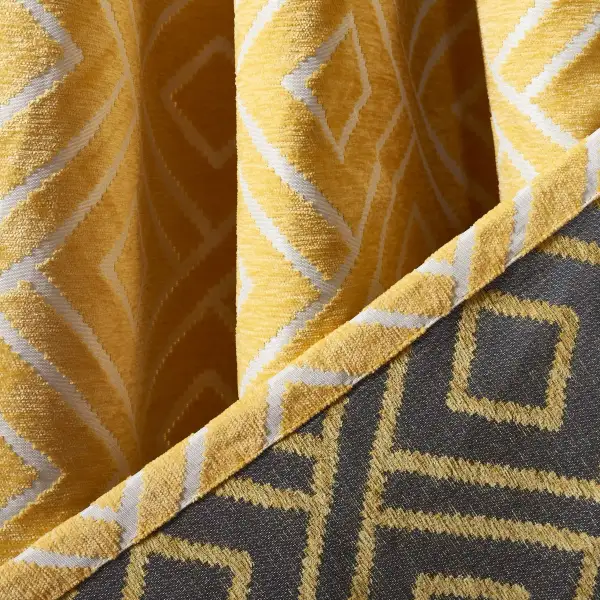 Geometric Eyelet Modern Window Treatment