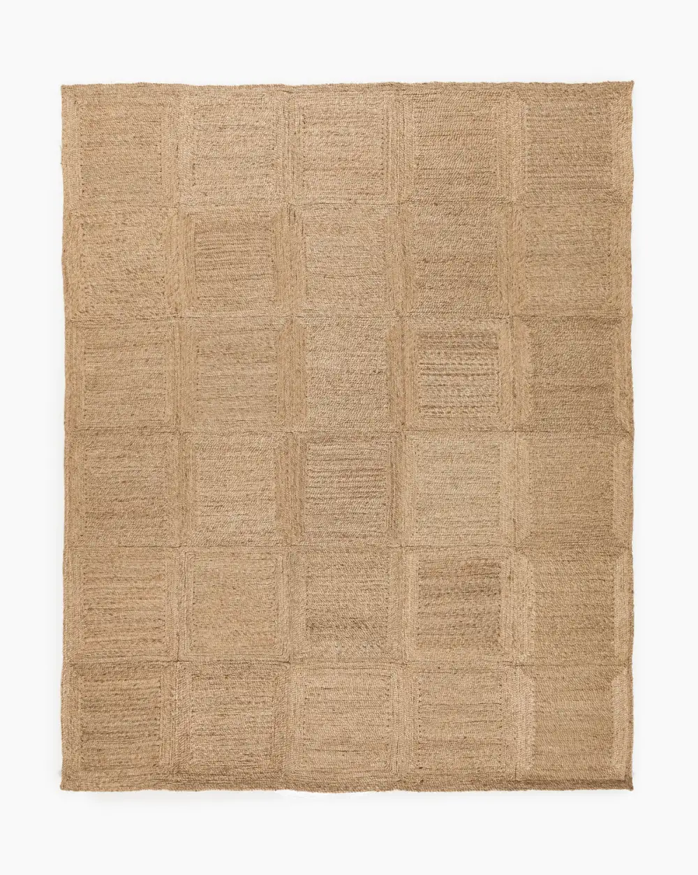 Raised-Weave Handwoven Jute Area Rug