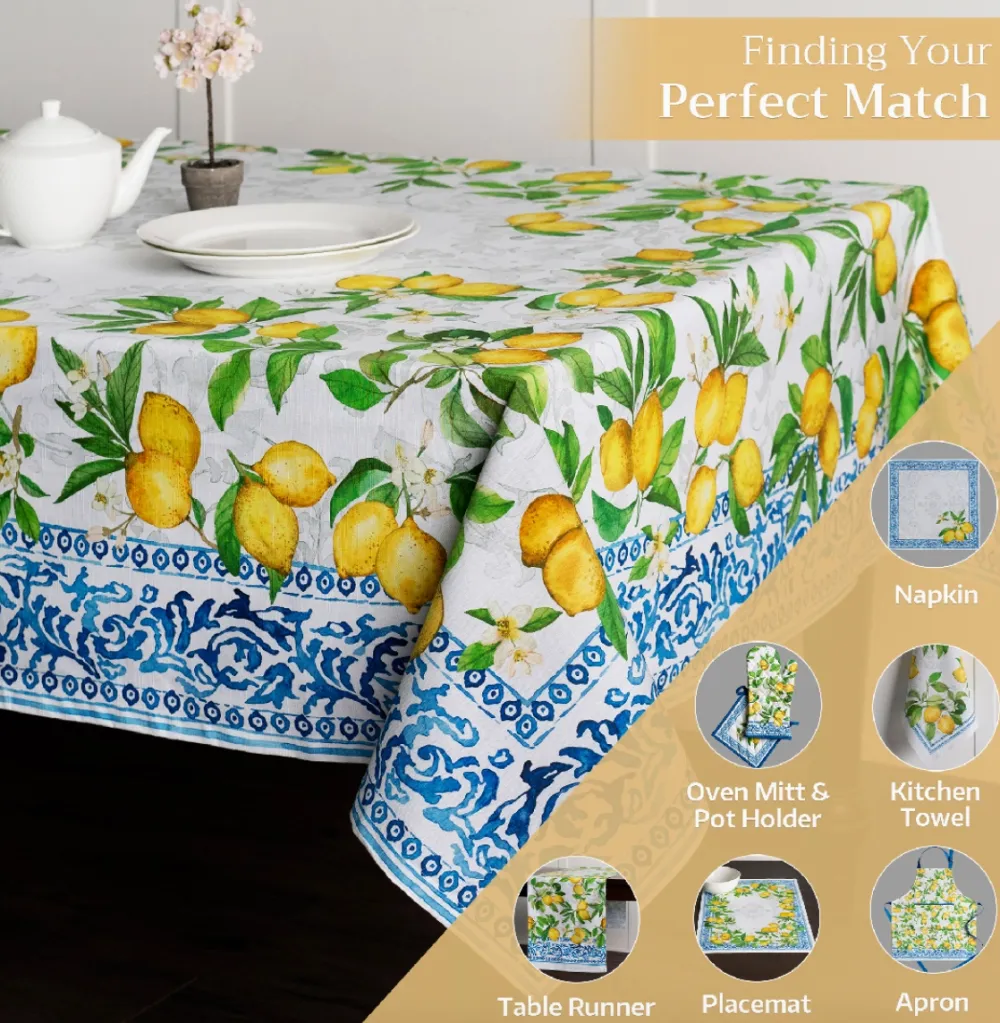 Cedrat Cotton Tablecloth