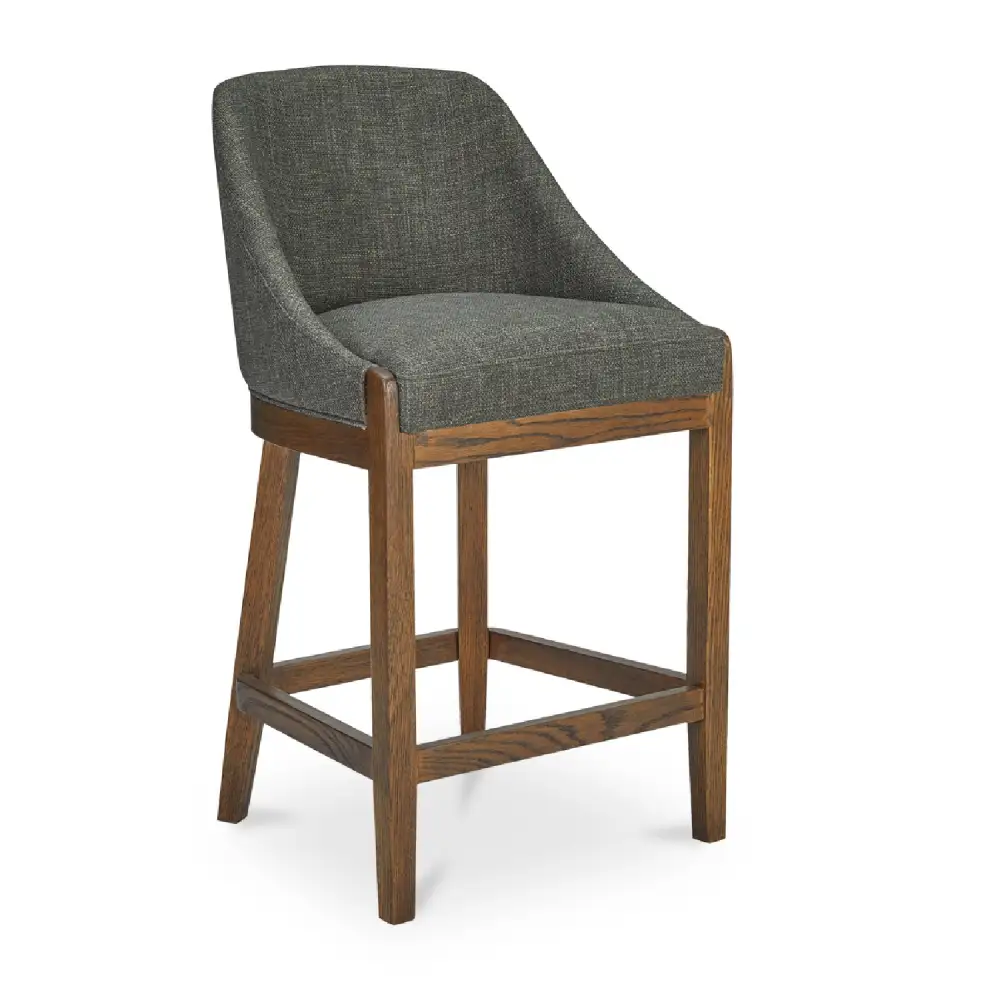Minimal Curved Counter Stool