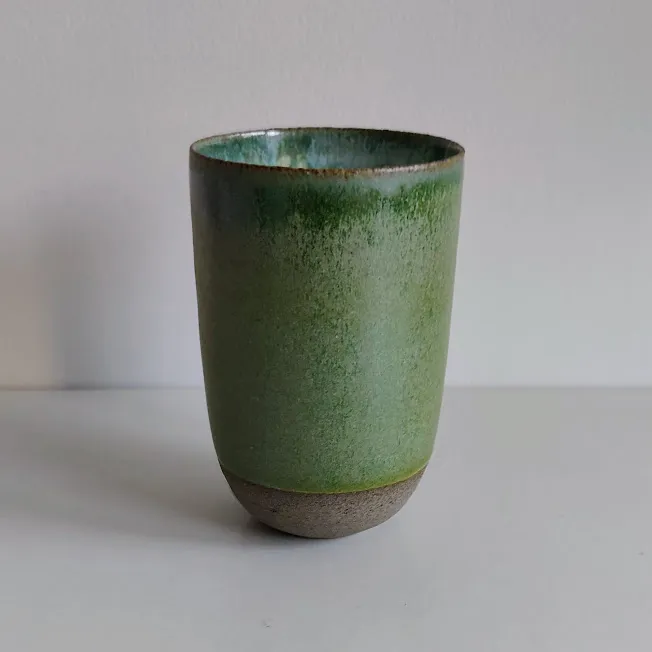 Hand Glazed Stoneware Bud Vase