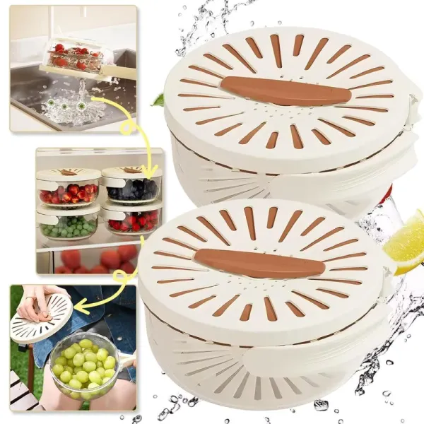 Vegetable Fruit Cleaning And Drainage Basket