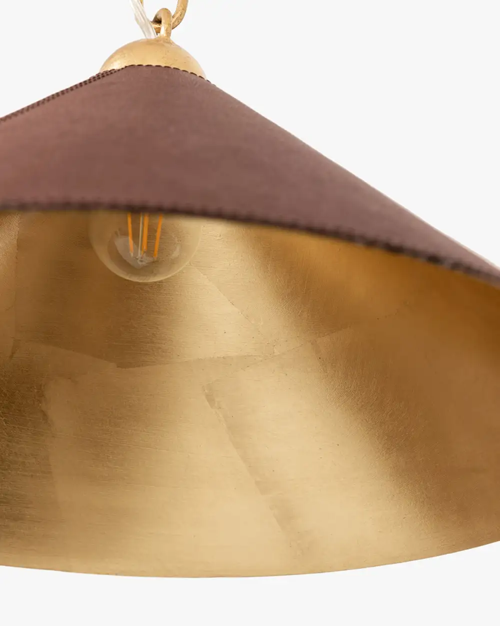 Leather Iron Pendant Light