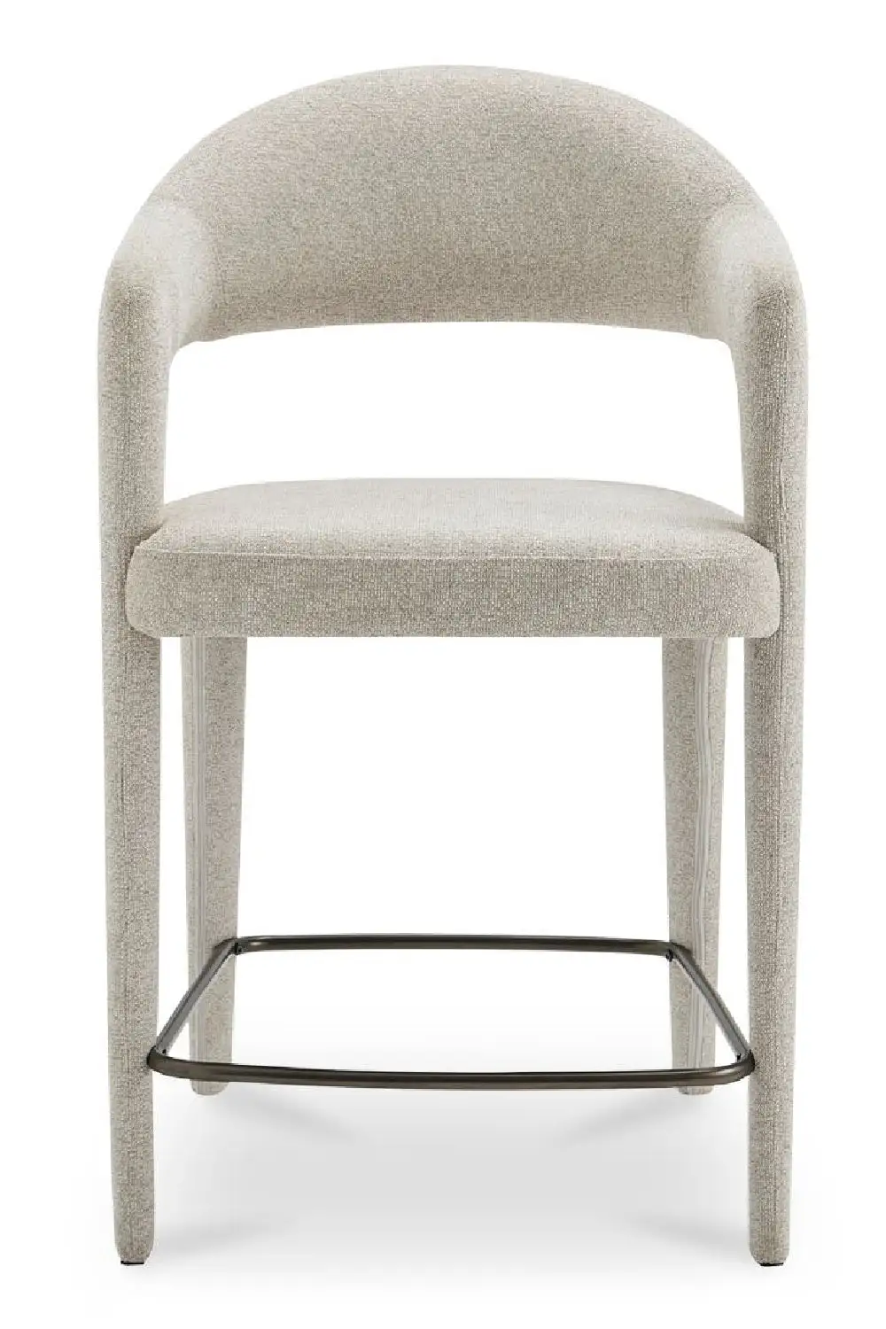 Metal-Framed Contemporary Counter Stool