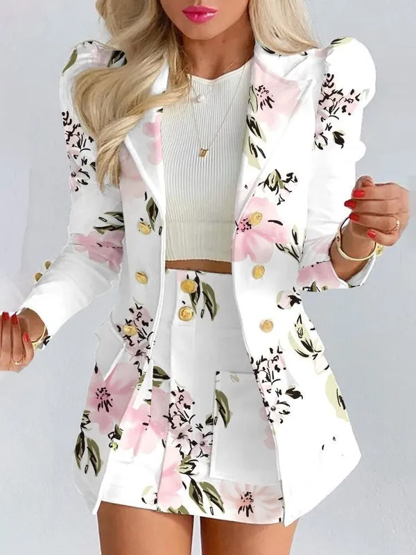 Blazer and Skirt Co-Ord Set