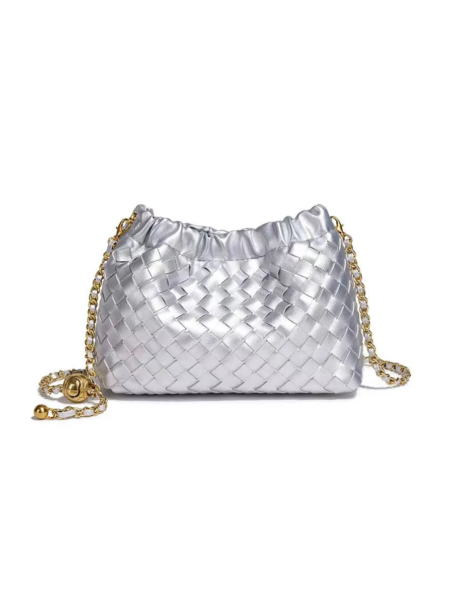 Valentina Hand-Woven Cloud Bag