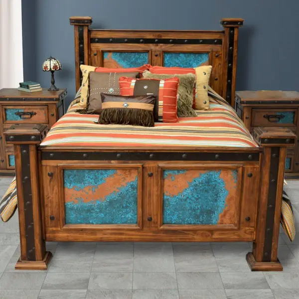 Room Striped Geometric Bedding Set