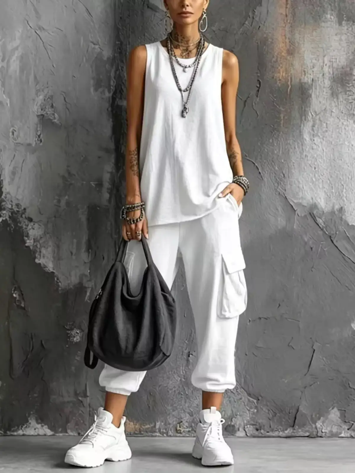 Cargo Pants Matching Set
