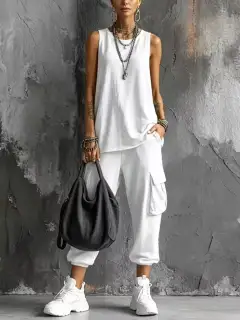 Cargo Pants Matching Set