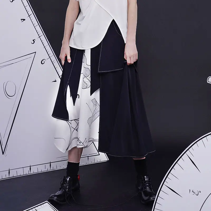 Minimal Promenade Everyday Casual Polyester Skirt