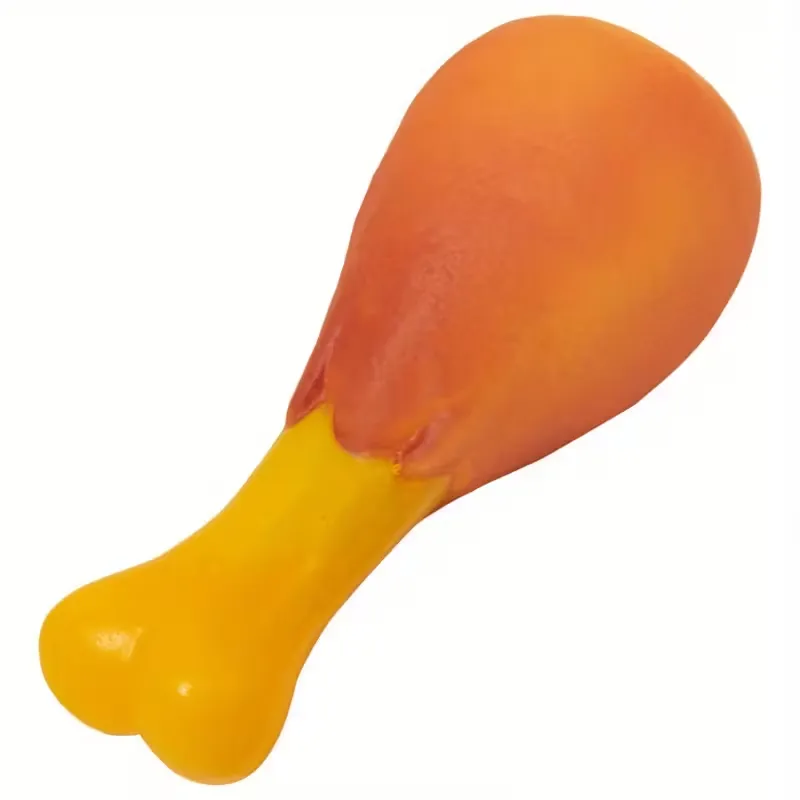 2 Squeaky Chicken Leg Dog Toy