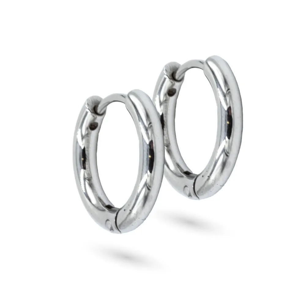 Surgical Steel Huggie Hoop Earrings