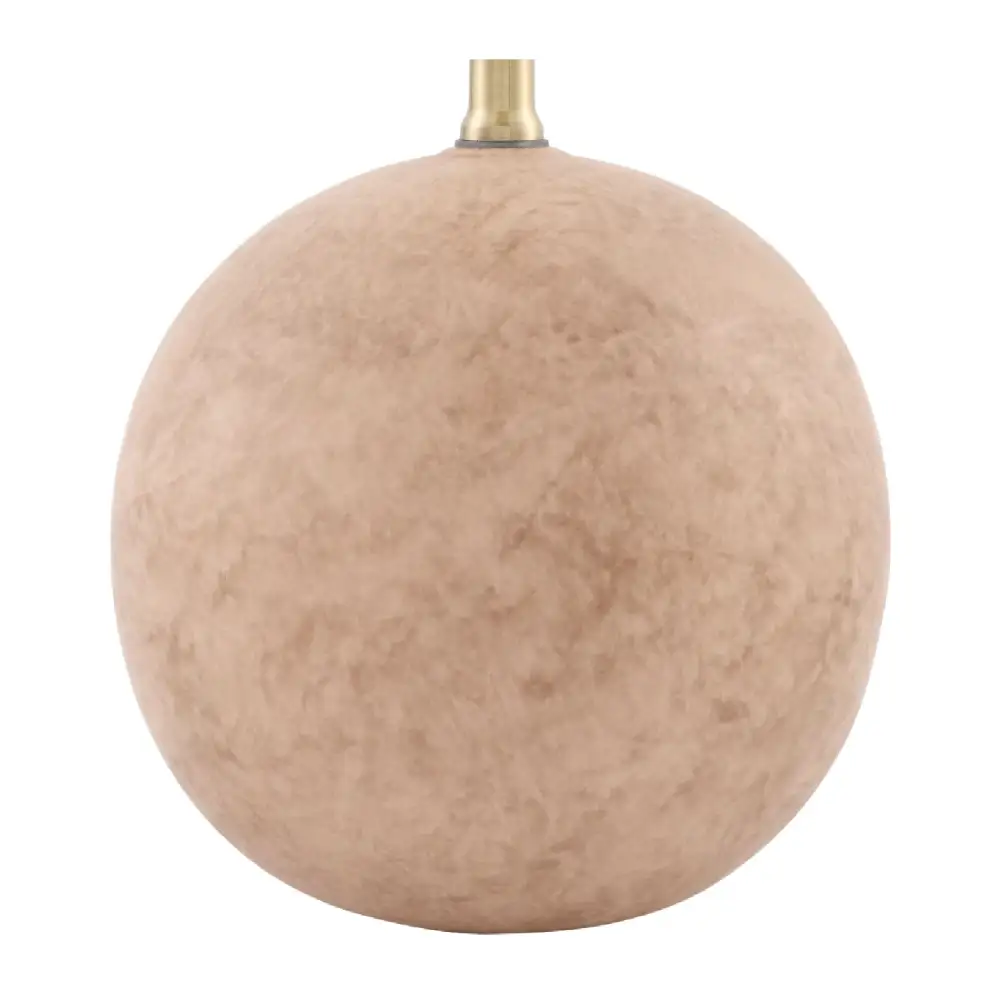 Round Glazed Ceramic Table Lamp