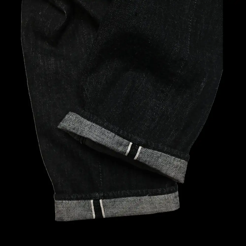 Structured Wide Straight Denim Jeans