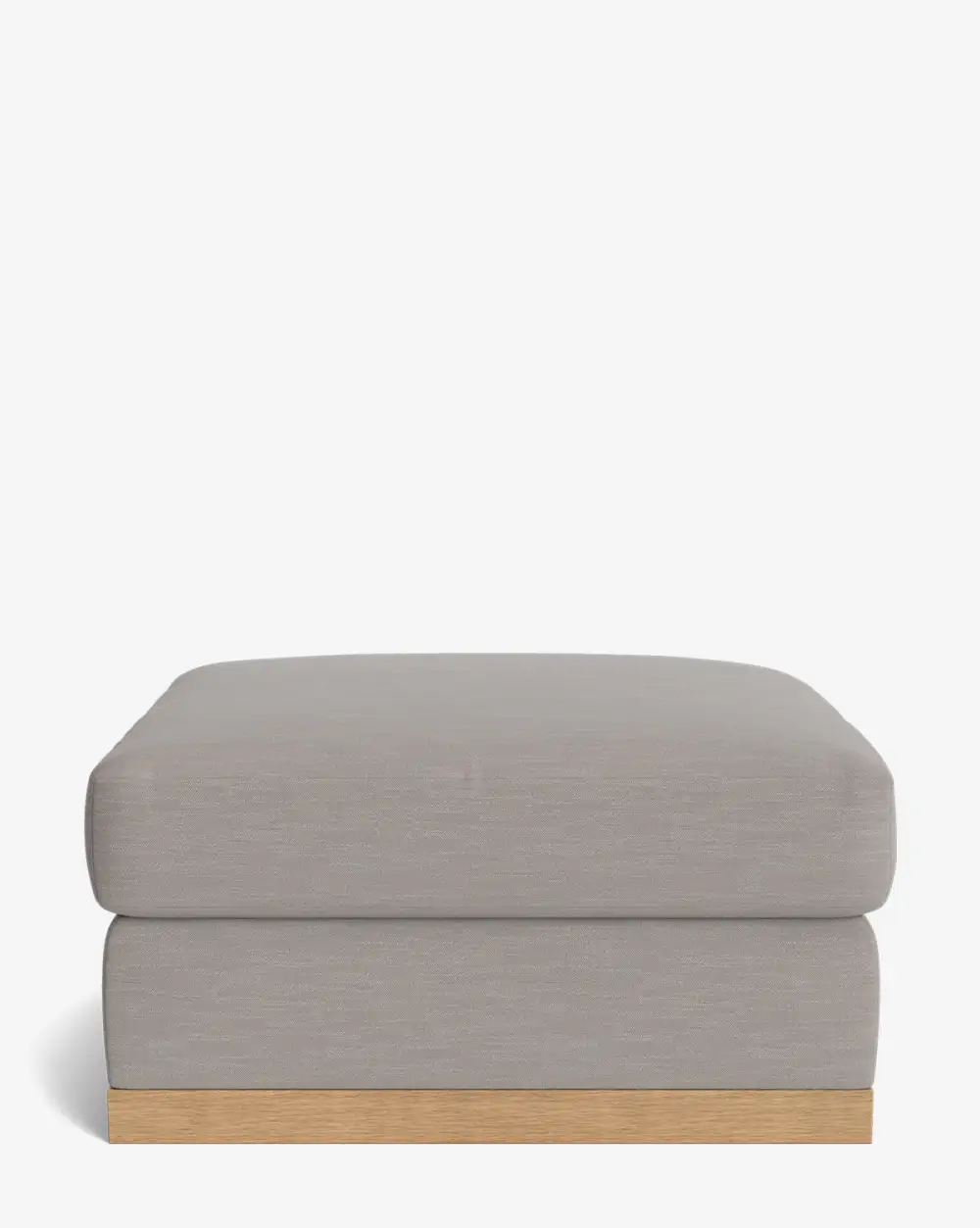 Modular Velvet Ottoman