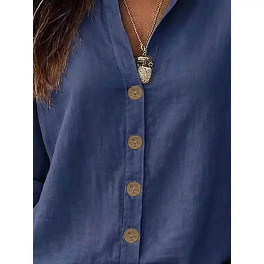Soft Button Up Long Sleeve Shirt