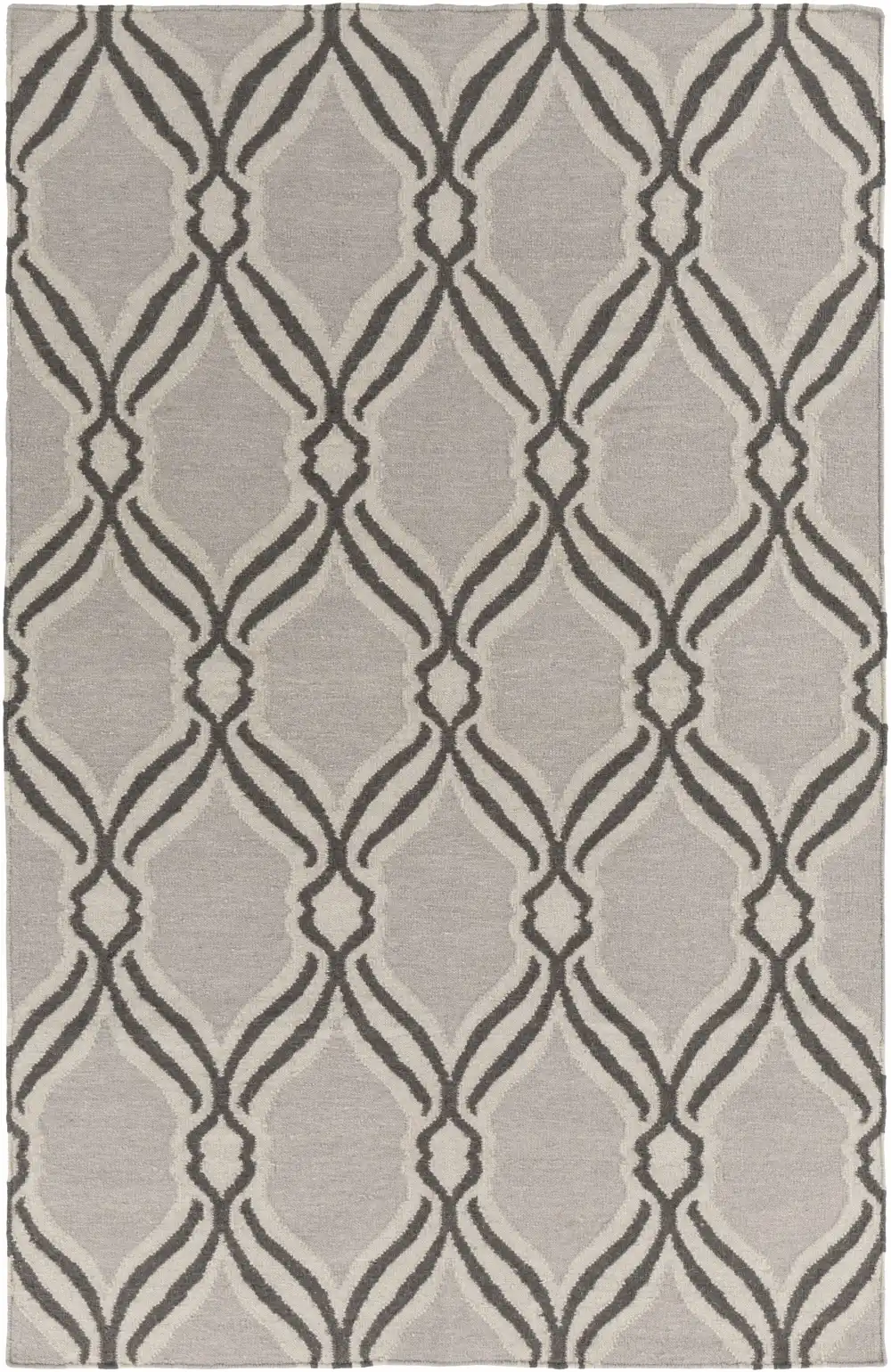 Softened Contemporary Wool Area Rug