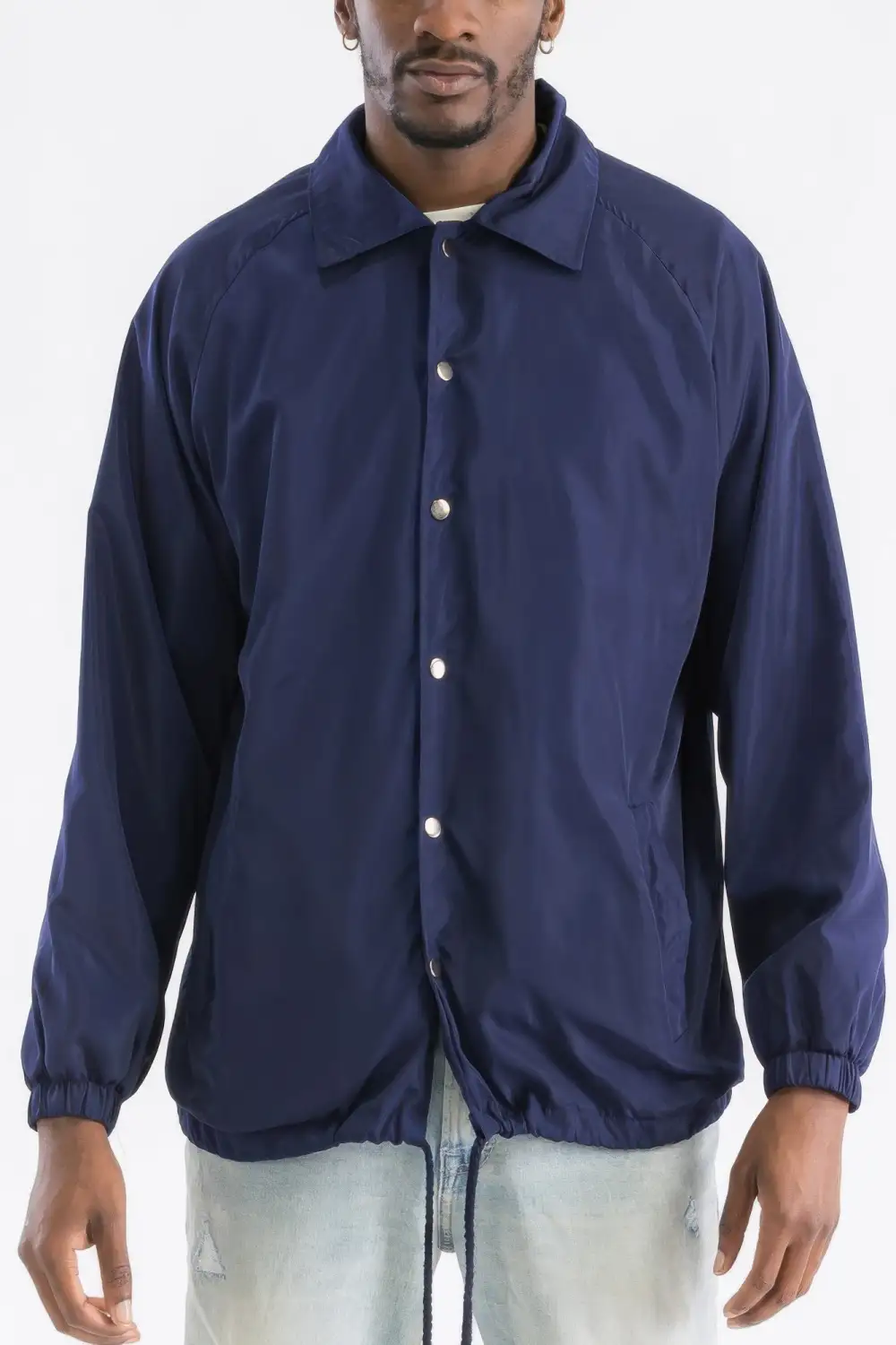Casual Windbreaker Coaches Jacket
