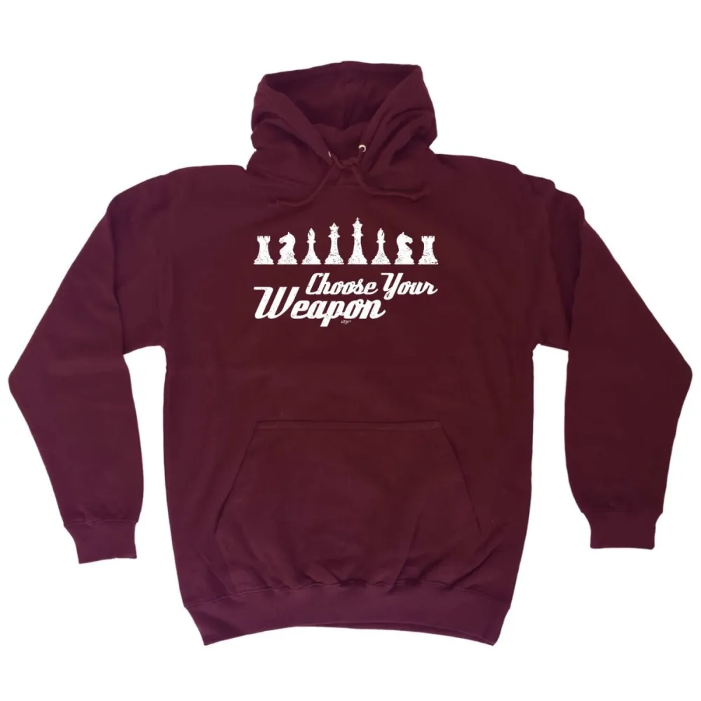 Chess Weapon Graphic Hoodie