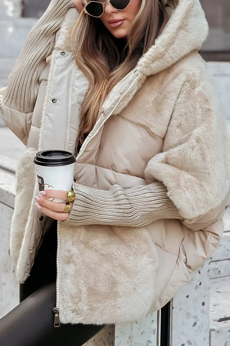 Contemporary Hooded Bomber Jacket