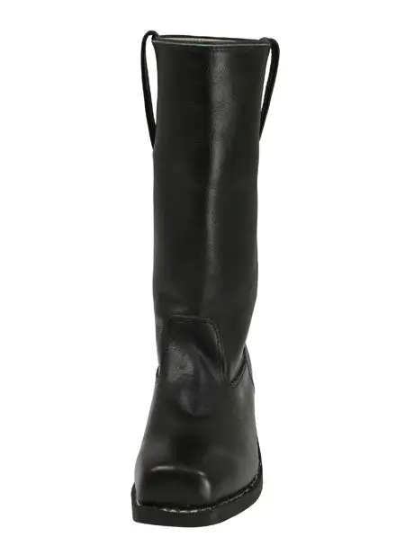Wide Square Toe Cowboy Boots