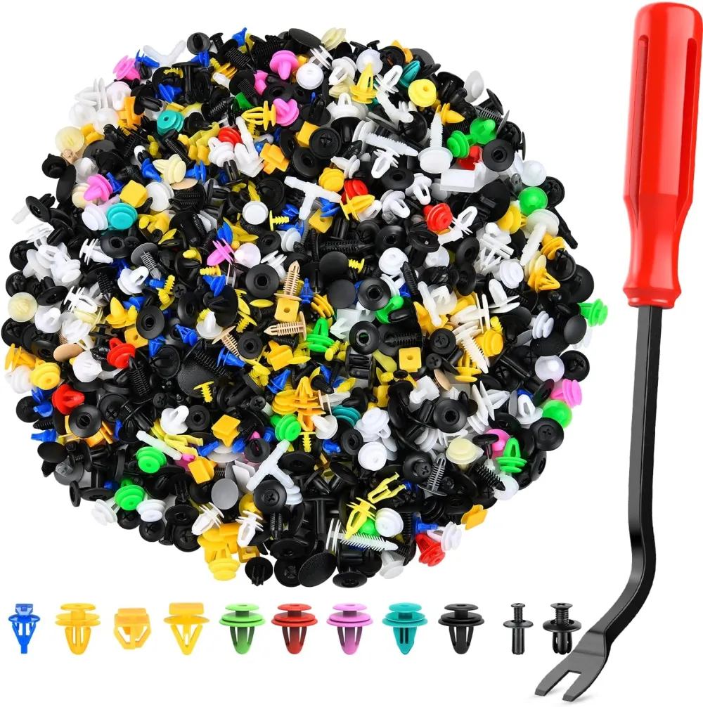 Automotive Push Retainer Fastener Assortment