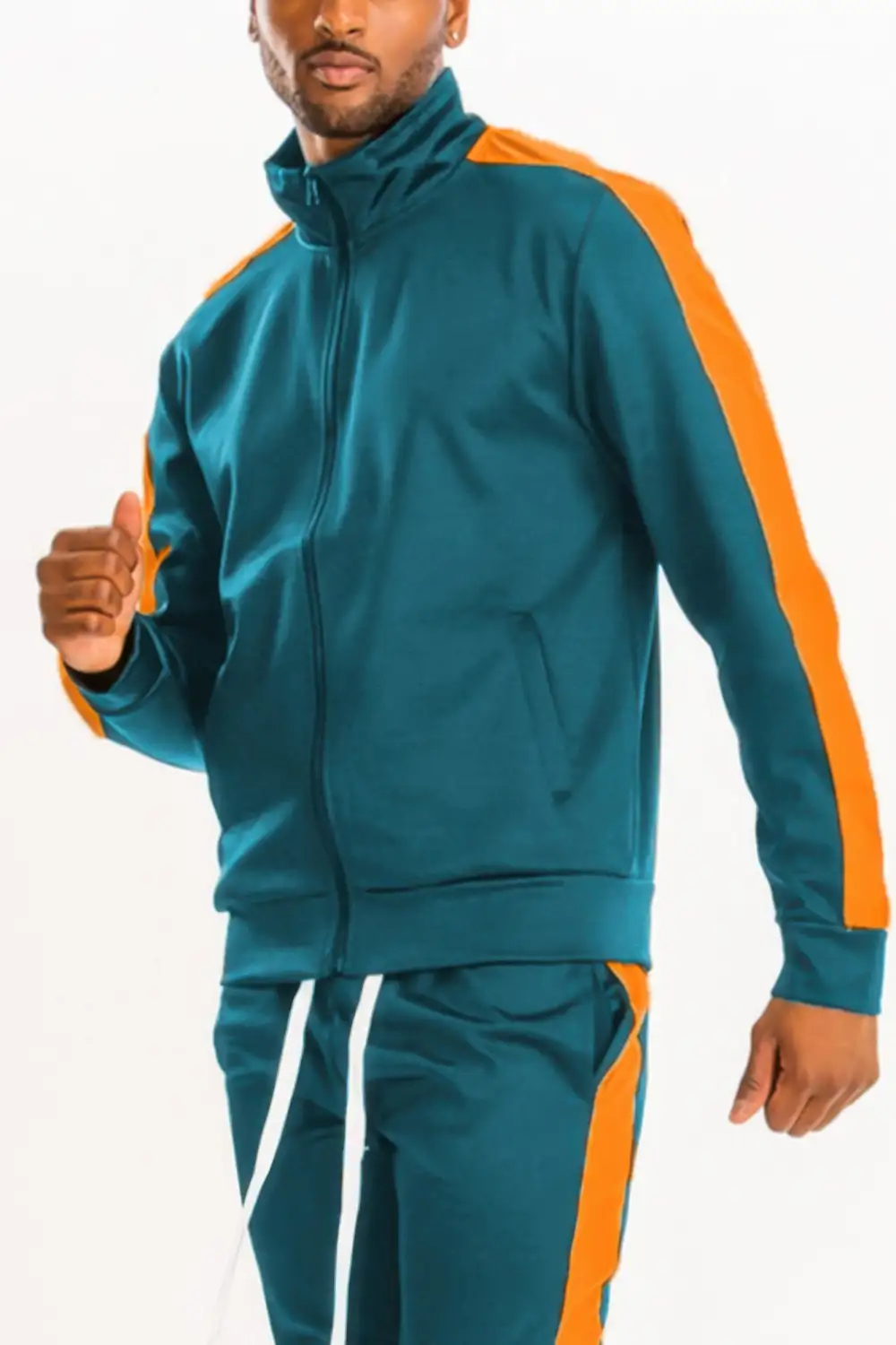 Single Stripe Track Jacket Athletic Style