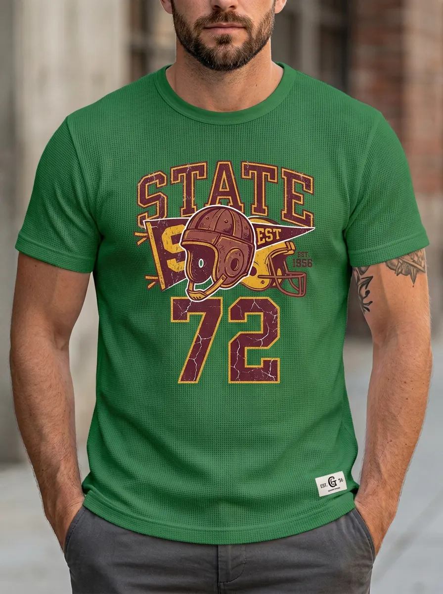 Men's Gridiron State Vintage Helmet T-Shirt
