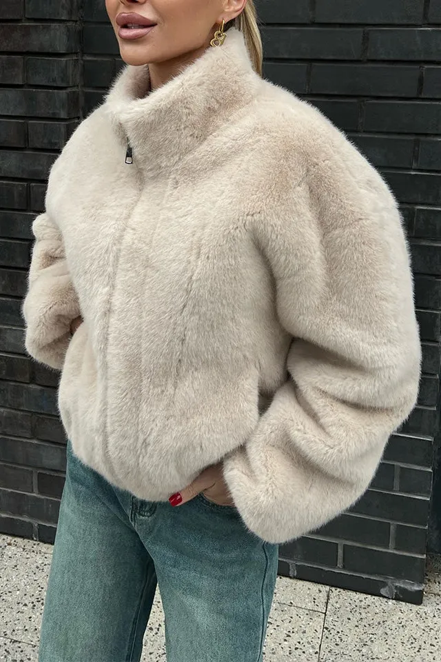 Faux-Fur Cozy Jacket
