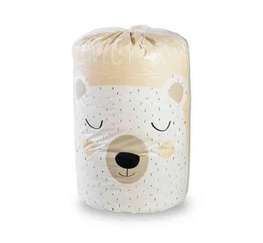Drawstring Plastic Polyester  Laundry Basket