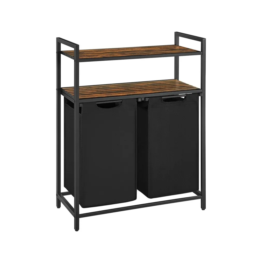 Shelved Laundry Sorting Hamper