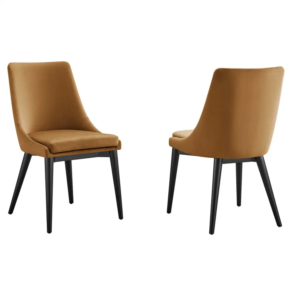 Velvet Dining Chairs Set of Two