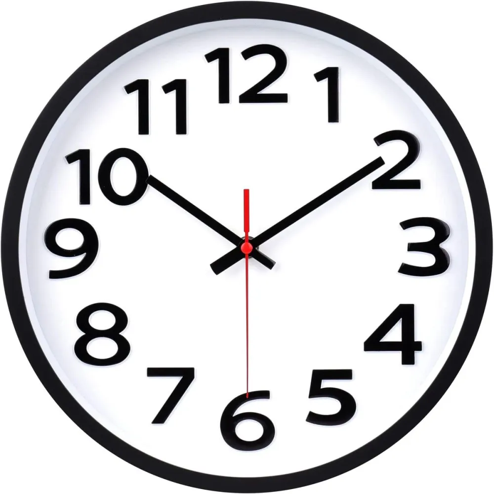Round Simple Wall Clock