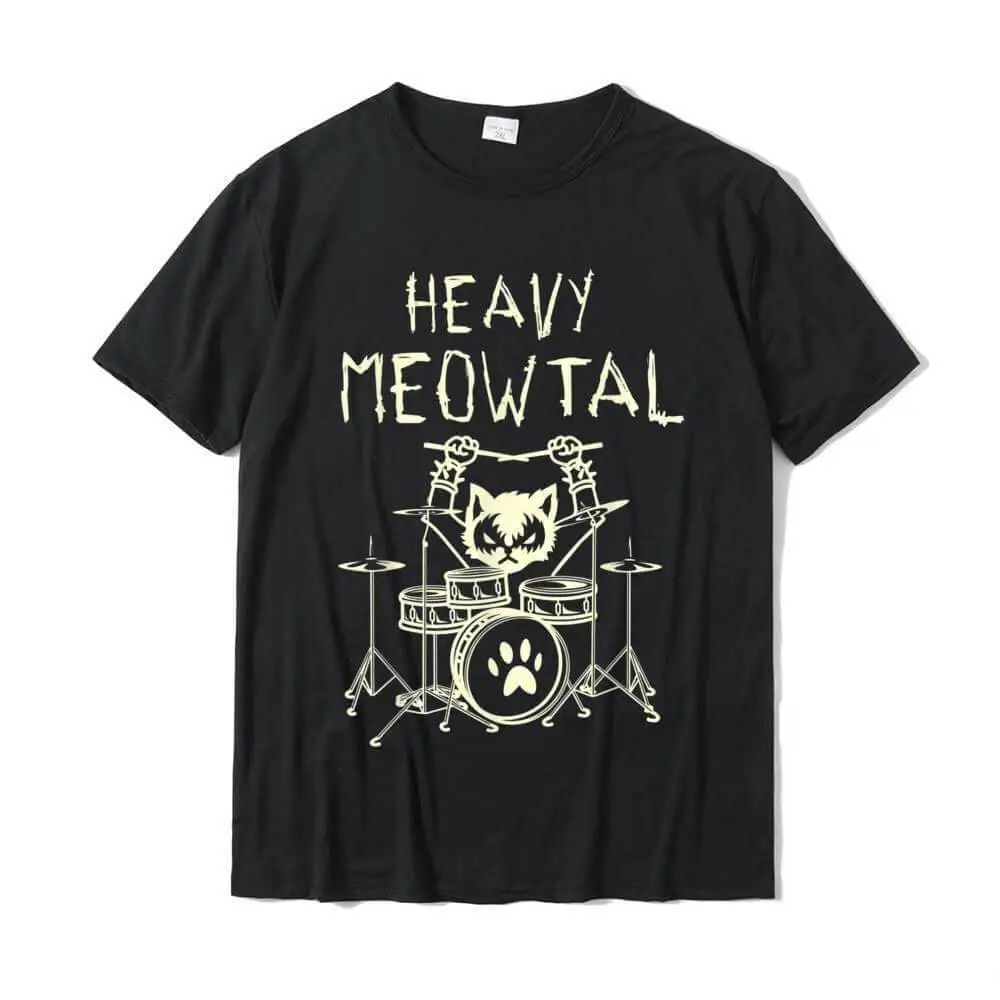 Cat Meowtal Graphic T-Shirt