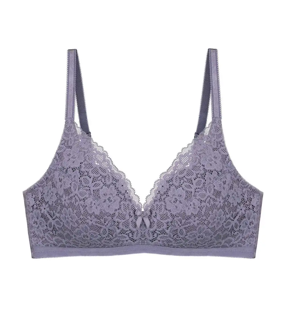 Women's Smooth-Line Non-Wired Padded Lace Breathable Bra