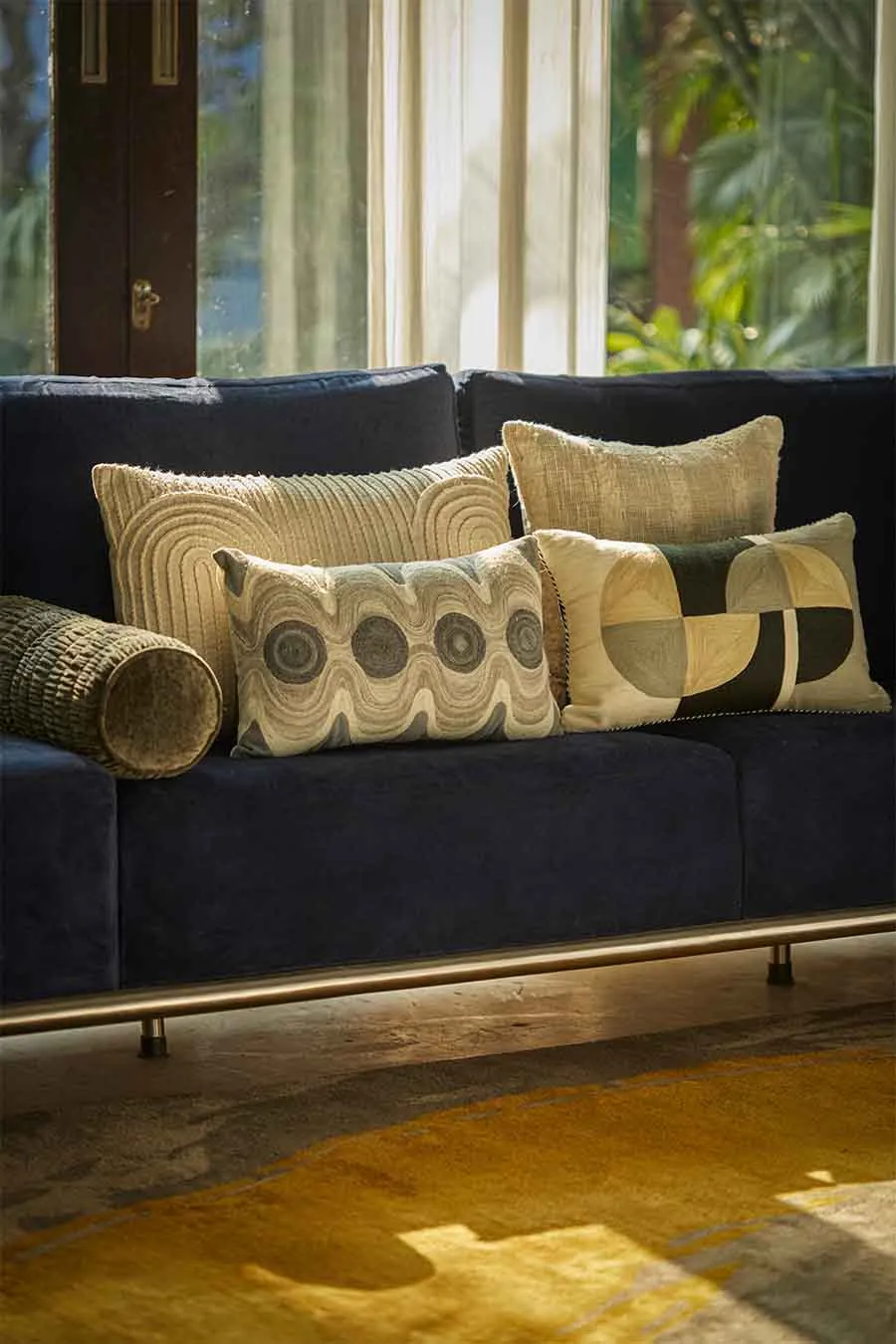 Artisan Woven Decorative Cushion Cover