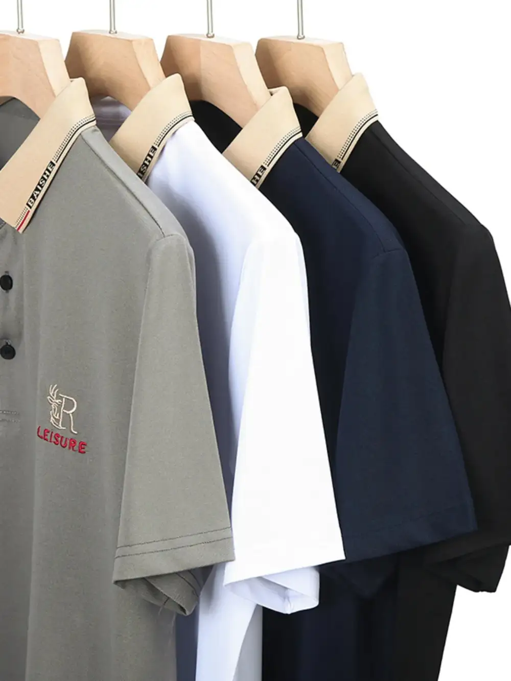 Pocket Detail Contrast Collared Polo Shirt