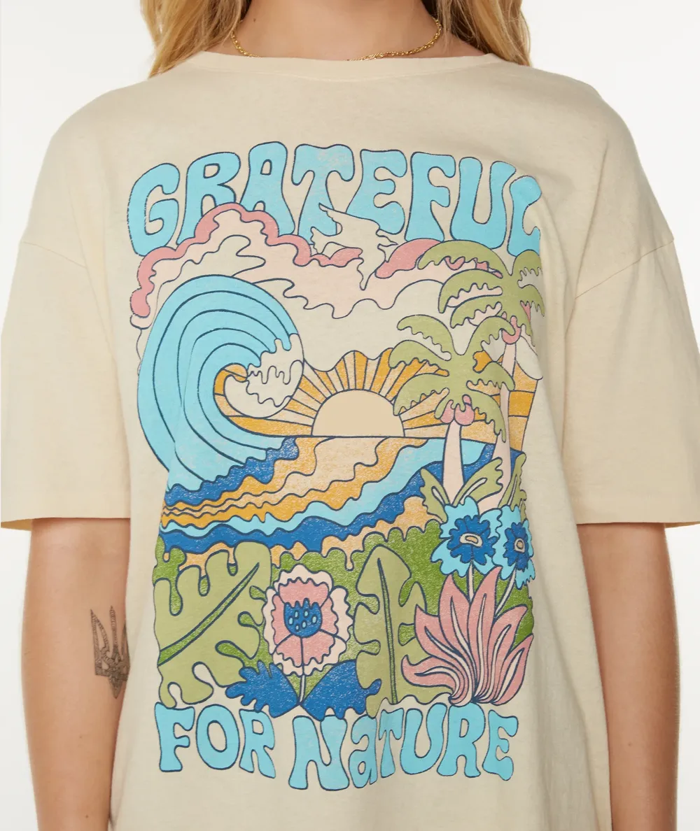 Loose Cotton Chiffon Cartoon T-Shirt