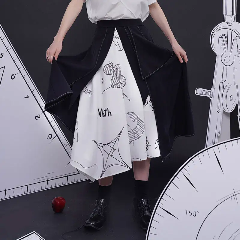 Minimal Promenade Everyday Casual Polyester Skirt