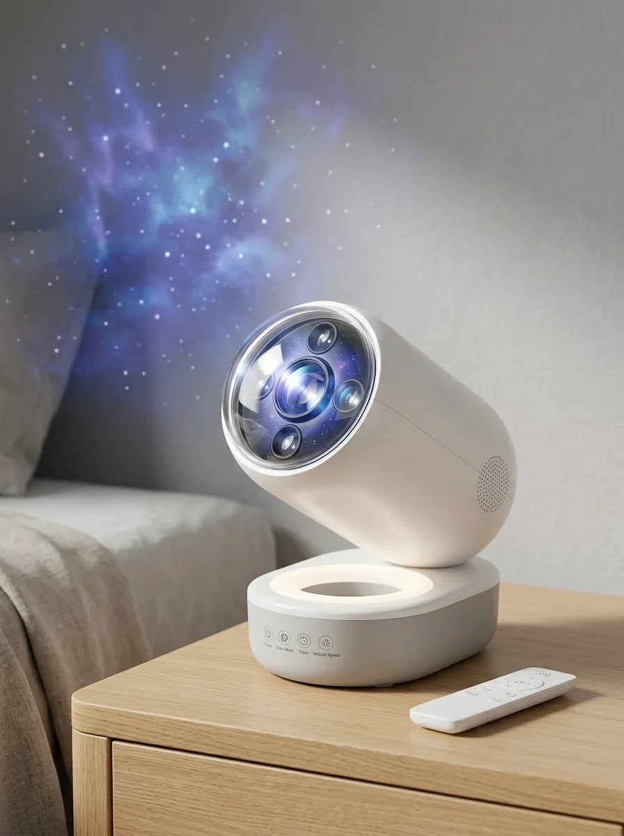 Galaxy Nebula Starry Sky Projector Night Light for Game Room Ambience