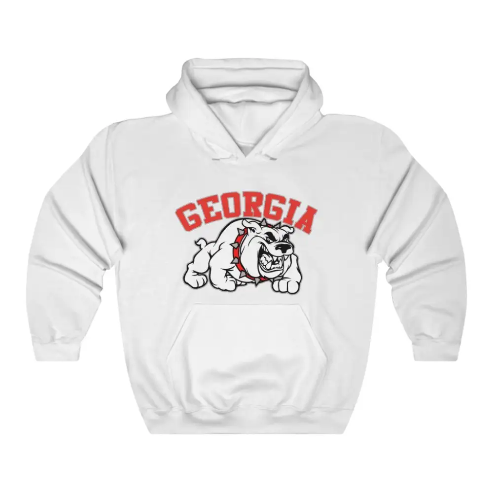Bulldog Graphic Pullover Hoodie