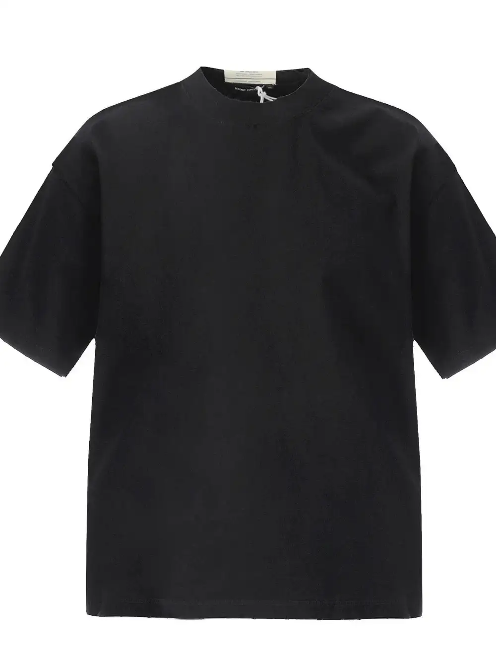 Plain Front Crew Neck Short Sleeve Tee